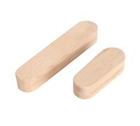 ANKROYU 2 Pack Beech Wood Tailors Clapper Professional Grade Pressing Tool for Quilters and Seamstresses Durable Hardwood Clapper for Ironing Sewing and Fabric Crafts 1.5x7in and 1