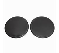 ANKROYU 2 Pack Core Sliders Gliding Discs for Full Body Workout Dual Sided Exercise Equipment for Home Gym Fitness Training Portable ABS Plastic 7 Inch Abdominal Strengthener (Black)