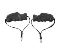 ANKROYU 2 Pack Exercise Handles Strength Training Gym Equipment Ergonomic Anti Slip Fitness Handles for Home Workout TPE Coated Replacement Cable Machine Accessories