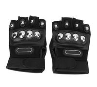 ANKROYU 2 PCS Half Finger Cycling Gloves, Breathable Nylon with Gel Palm Adjustable Wrist, Bike Gloves for Mountain Road Riding, Outdoor Sports Gear