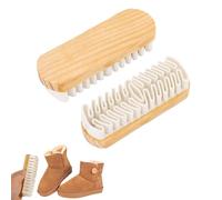 ANKROYU 2 PCS Suede & Snow Boot Cleaning Brush, Crepe Suede Scrub Brush for Shoes, Matte Leather Cleaner, Durable Footwear Brush for Suede, Snow Boots & Shoes
