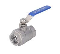 ANKROYU 2 Piece DN25 1 Inch, Full Port Ball Valve, 316 Stainless Steel, Mechanical Equipment Valve, Female Thread Connection, 1000 WOG for Faucets Water Taps