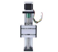 ANKROYU 200 mm Stroke Ball Screw Linear Guide Rail CNC Sliding Table with 42 Motor Industrial Reciprocating Rail for Automation Accurate Motion Applications (1605)