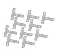 ANKROYU 2020 Aluminum Profile Connector Plates Heavy Duty Carbon Steel L Bracket T Bracket Cross Plate Fastener Kit for Machine Frames Workbench Assembly Industrial Use 10 Pack (20T Board)