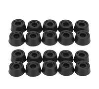 ANKROYU 20PCS Billiard Cue Tail Cover Rubber Protective Case for Pool Snooker Stick Bottom Protector Durable Soft Material Accessories for Players