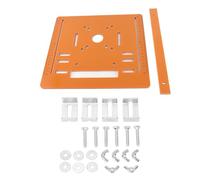 ANKROYU 28 x 25 cm Phenolic Resin Cutting Machine Base Plate, Circular Saw Guide with 0 to 19 cm Cutting Range, Multi Angle Woodworking Insert Plate