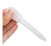 ANKROYU 2pc Small Dropper, Liquid Dropper, 5ml Capacity Light Weight Silicone Material Medicine Dropper, Portable Pipettes for Scientific Experiments(White)