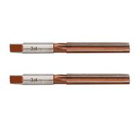 ANKROYU 2PCS Premium Hand Reamer Set System Straight Shank Conical Reamer H7 Precision Cutting Tool for Metalworking and Boring Processing in Industrial Workshops Professional Grad (3/4 American Made