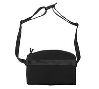 ANKROYU 3 in 1 Casual PU Leather Single Shoulder Bag Large Capacity Multifunction Travel Sling Messenger Bag for Men Women Daily Use Outdoor Fashion Durable Lightweight (Black)