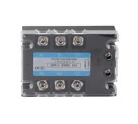 ANKROYU 3 Phase Solid State Relay SSR3 D4860 60A DC to AC 480V Heavy Duty Industrial Power Control Module for Machinery Automation Systems Flame Retardant ABS Plastic Housing