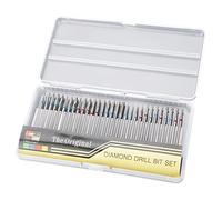ANKROYU 30 Pcs Nail Drill Bits, Electric Rotary Diamond Nail File Drill Bits for Manicure Pedicure, Diamond Coated Grinding Burrs Set, Diamond Drill Nail Bit Cuticle Dead Skin Clean