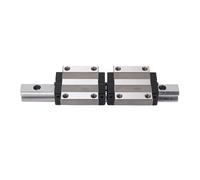 ANKROYU 300MM Linear Rail HGW30CC Linear Guide Rail with 2 Sliding Blocks High Precision Bearing Steel Rustproof Finish for CNC Machine Tools Automation Equipment