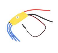 ANKROYU 30A Speed Controller ESC High Performance Brushless Motor Electronic Speed Control with Low Resistance Soft Start Programmable Brake for RC Cars Drones Boats 56mm x 24mm x