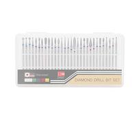 ANKROYU 30Pcs Nail Supplies Nail Drill Bits Diamond Grinding Head Nail Art Drill Polish Head Kit Nail Drill Machine Accessories(A)