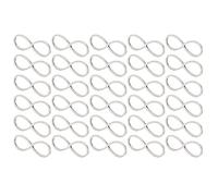 ANKROYU 30Pcs Stainless Steel Hollow 8 Shape Pendant Bezel Open Back Metal Frame for DIY Jewelry Making Necklaces Bracelets Earrings Craft Supplies (Figure 8 Large* 30)