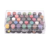 ANKROYU 35 Colors Ink Pad Stamp Pad Fingerprint Ink Pad Set Water Based Non Safe Washable Bright Vibrant Ink Pads for Arts Crafts DIY Projects Paper Wood Clay