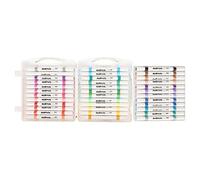 ANKROYU 36PCS Acrylic Paint Pens, Acrylic Paint Markers, Double Headed Quick Dry Graffiti Markers, Odorless Paint Markers, Acrylic Markers for Draw
