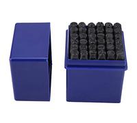 ANKROYU 36pcs Steel Alphabet Letter Number Stamp Punch Die Tool Set Carbon Steel Durable Stamp Punch Kit for DIY Crafting Leather Wood Metal Engraving 6mm Size