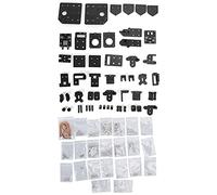 ANKROYU 3D Printer Extrusion Frame Kit Premium Stainless Steel CNC 2 Axes Metal Construction Set for BLV MGN Cube High Temperature Wear Proof Durable Accurate Hole Size Easy Assemb