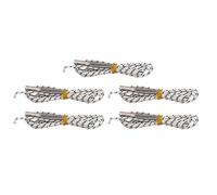 ANKROYU 3D Printer Heating Tube 50W High Power Stainless Steel Heater Chrome Wire 5PCS Set for 3D Printer Replacement Parts White 6x20mm (2M DC24V)