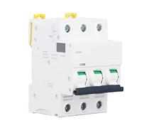 ANKROYU 3P Miniature Circuit Breaker with Fast Arc Extinguishing Short Circuit Protection Din Rail Mount for Electrical Panels AC400V Industrial Grade Safety Device (6A)
