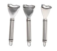 ANKROYU 3PCS Premium Stainless Steel Corn Peeler Set with Comfort Grip for Effortless Corn Kernel Removal Kitchen Essential Tool