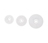 ANKROYU 3Pcs Spool Cap Replacement Set for Sewing Machines Multi Size Plastic Spool Caps Small Medium Large Sewing Machine Accessories Compatible with Singer Embroidery Machines