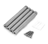 ANKROYU 4 Piece 12 x 120 mm Stainless Steel Glass Standoff Pins, Advertising Sign Fixing Screws with Tapping Hardware for Shop Signs, Mirrors, Display Boards
