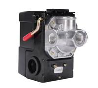 ANKROYU 4 Port Air Compressor Pressure Switch 95 125 PSI 1/4 NPT Heavy Duty Automatic Control Stainless Steel ABS Replacement for Single Stage Two Stage Air Compressors