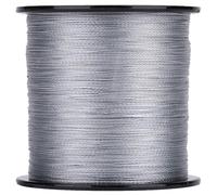 ANKROYU 4 Strands Super Strong PE Braided Fishing Line 500m High Strength Low Stretch Abrasion Resistant Multifilament Fish Rope for Freshwater Saltwater Fishing Grey Color (0.6)