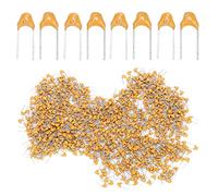 ANKROYU 473 Monolithic Ceramic Capacitor 47NF 1000Pcs Bulk Pack High Performance In Line Capacitors for Electronic Circuits DC50V Low Power Fixed Axial Lead