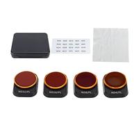 ANKROYU 4Pcs Camera Lens Filters Combo Adjustable ND PL CPL Lens Filter Set Professional Optical Glass Lenses for Mini 3 Pro Drone Photography Accessories Black 70g