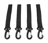 ANKROYU 4PCS Kayak Paddle Straps Universal Boat Paddle Keepers with Buckles for Hard Inflatable Paddle Boards Premium Nylon Fabric Fastener Tape Adjustable Holder