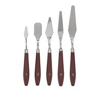 ANKROYU 5 PCS Wax Spatulas, Stainless Steel Cake Cream Spatula, Multifunction Cake Icing Spatula, Cake Decorating Spatula, Decorating Spatulas, for Decorating Baking