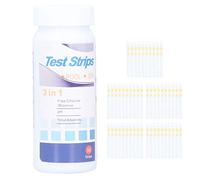 ANKROYU 50 Counts Professional Water Test Strips for Pool Spa Hot Tub 3 in 1 Free PH Alkalinity Testing Kit with Color Chart for Swimming Pools Drinking Water Aquariums