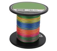 ANKROYU 500m PE Fishing Line 8 Strands Braided High Strength Abrasion Resistant Saltwater Freshwater Fishing Line for Reservoir Pool Lure Sea Fishing Five Color Options (0.2)
