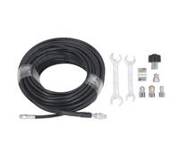 ANKROYU 50Ft High Pressure Sewer Jetter Kit 5800PSI Drain Cleaning Hose with Quick Connect Fitting and 4 Nozzles for Clogged Pipes Roofs Sinks Commercial Use