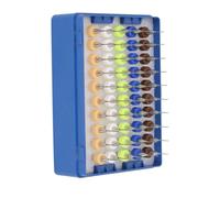 ANKROYU 50PCS Premium Carbide Micro Drill Bits Set High Precision PCB Circuit Board Drilling Tools for Electronics Hardware DIY Projects 0.5mm 0.6mm 0.7mm 0.8mm 0.9mm