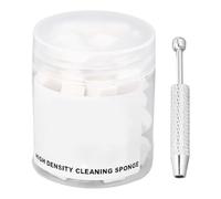 ANKROYU 50PCS Professional Nail Art Sponges High Density Soft Gradient Sponges for Ombre Nail Designs with Storage Bottle and Grabbing Tool for Beginners and Nail Technicians