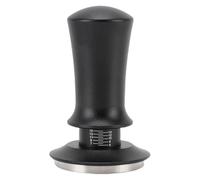 ANKROYU 51mm Coffee Tamper 304 Stainless Steel Automatic Calibrated Coffee Ground Tamper Tool with Scale for Cafe Home Espresso Maker (Black)
