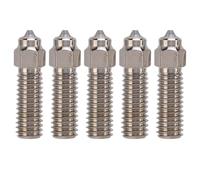 ANKROYU 5PCS 3D Printer Bimetal MY Nozzles High Speed Printing Durable Replacement for K1 K1 MAX Ender 3 V3 KE Hardened Steel CuCrZr Carbon Fiber Compatible (0.4mm)