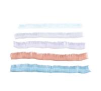 ANKROYU 5PCS Doll Bangs Hair Extension Weft Soft Silk Wig Hair Replacement for DIY Doll Styling 5 Colors 5cm Length 1m Width Handmade Craft Supplies