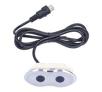 ANKROYU 5Pin Straight Recliner Switch Electric Side Durable Sofa Controller Power Recliner Switch with LED Backlight for Theater Living Room Professional Design Zinc Alloy ABS Mate