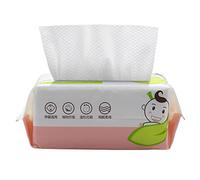 ANKROYU 60 Sheets, Gentle on The Skin, Wet Dry, Dual-use Cotton Fabric, Soft, Disposable, Portable Tissue, Travel, Home use, 20 x 20 cm