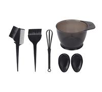 ANKROYU 6PCS Hair Dye Coloring Kit, Coloring Applicator Brushes, Professional Home Salon Hair Tinting Bowl, Dye Brush Ear Cover Mixing Tool, for Hair Coloring Bleaching