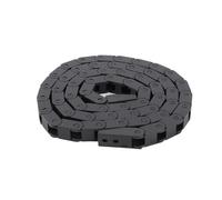 ANKROYU 7x7mm Black Nylon Energy Drag Chain Bridge Type High Strength Low Noise for 3D Printer CNC Machine Reinforced PA66 Material 100cm Length