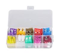 ANKROYU 80PCS Automotive Assortment Kit Medium Size Plug in for Car Truck Marine Boat Motorcycle RV Circuit Protection Zinc Alloy Plastic Storage Box Included