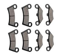 ANKROYU 8Pcs Premium Iron Front Rear Brake Pads Set for 800 2008 High Performance Disc Brake Pads Durable Braking System Replacement for UTV ATV Off Road Vehicles