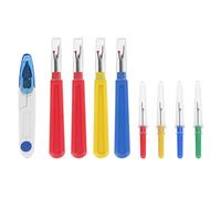 ANKROYU 9 in 1 Thread Cutter, Sewing Seam Rippers, Plastic Handle Quick Unpick, Sewing Unpicker Tool, Large Stitch Rippers, Small Thread Picker for Crafting