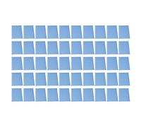 ANKROYU A5 Sheet Protectors Matte Translucent PP Plastic 20 Hole Binding Covers for Presentation Reports Notebooks 50 Pieces Set (Blue)